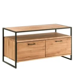 Industrial-TV-Board aus Wildeiche Massivholz - Ingbo