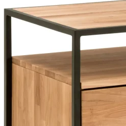 Industrial-TV-Board aus Wildeiche Massivholz - Ingbo