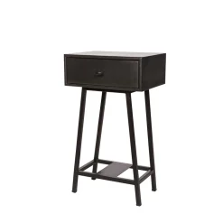 Industry Beistelltisch Lagoon in Schwarz