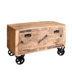 Industry Garderobenmöbel Indri aus Mangobaum Massivholz (sechsteilig)