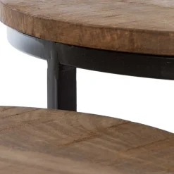 Industry 3-Satz-Tisch in Rund - Minia (dreiteilig)