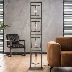 Industry Standleuchte mit 4 Lampen - Cranzo