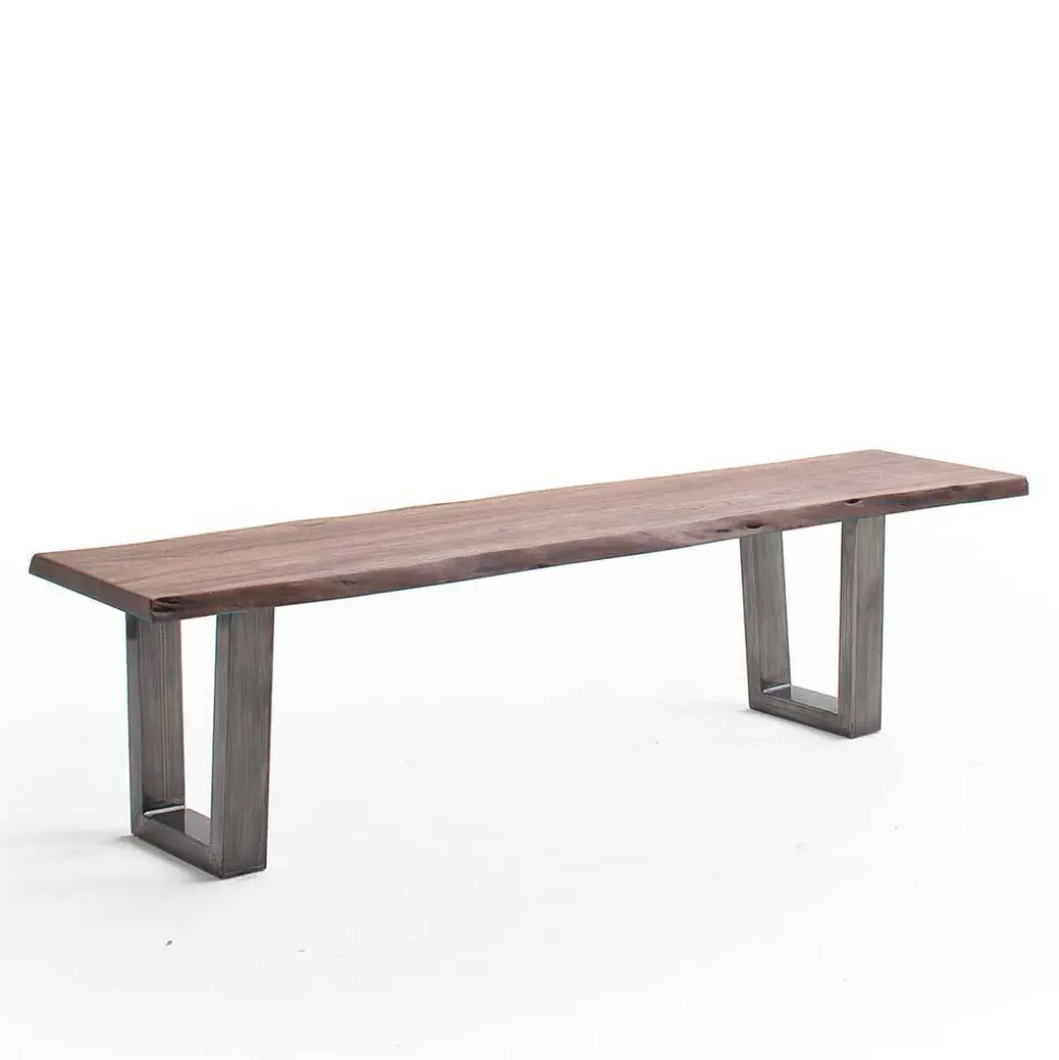 Industry Style Küchenbank in Walnuss Braun - Learys