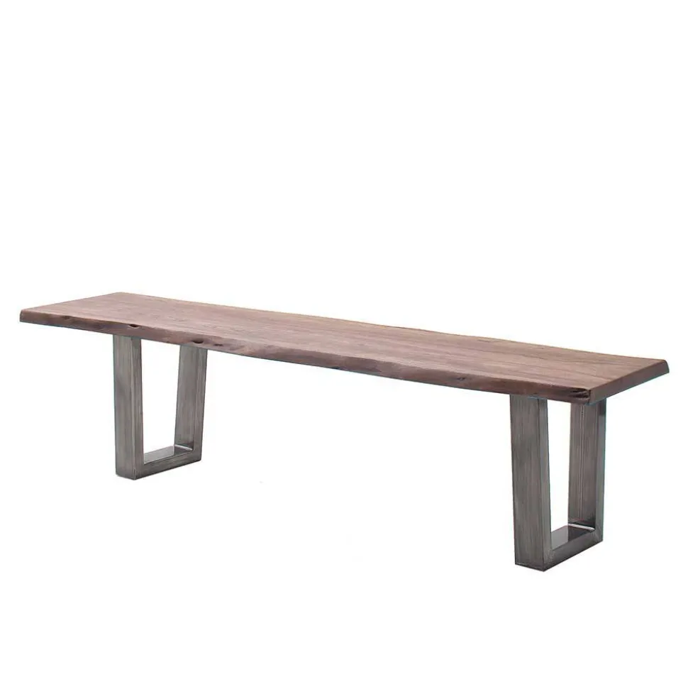 Industry Style Küchenbank in Walnuss Braun - Learys