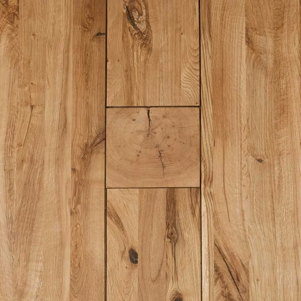 Industry Wohnzimmertisch Massivholz Nostalc Wildeiche