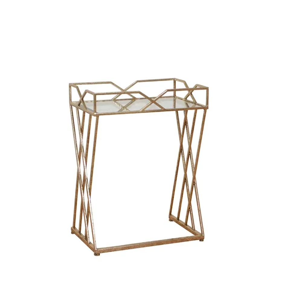 Italienischer Beistelltisch Seaflair in Goldfarben