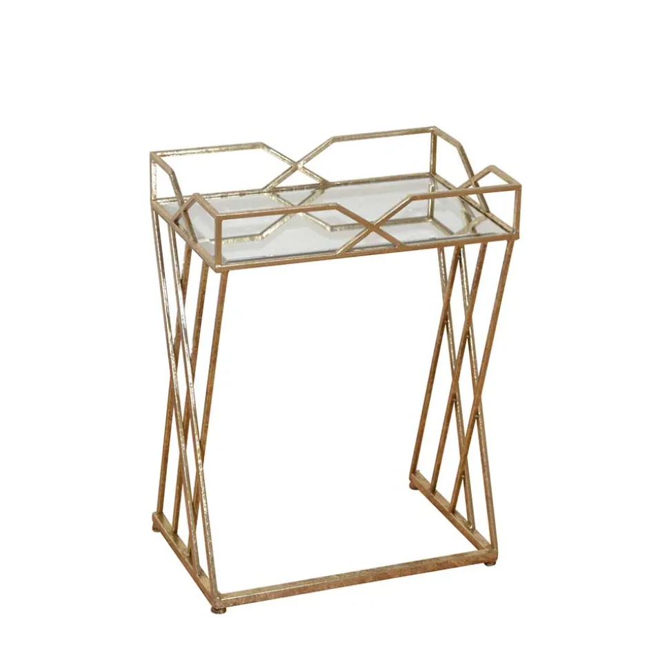 Italienischer Beistelltisch Seaflair in Goldfarben