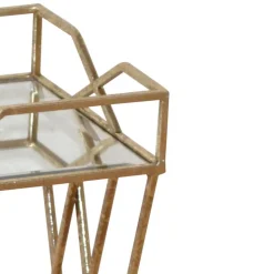 Italienischer Beistelltisch Seaflair in Goldfarben