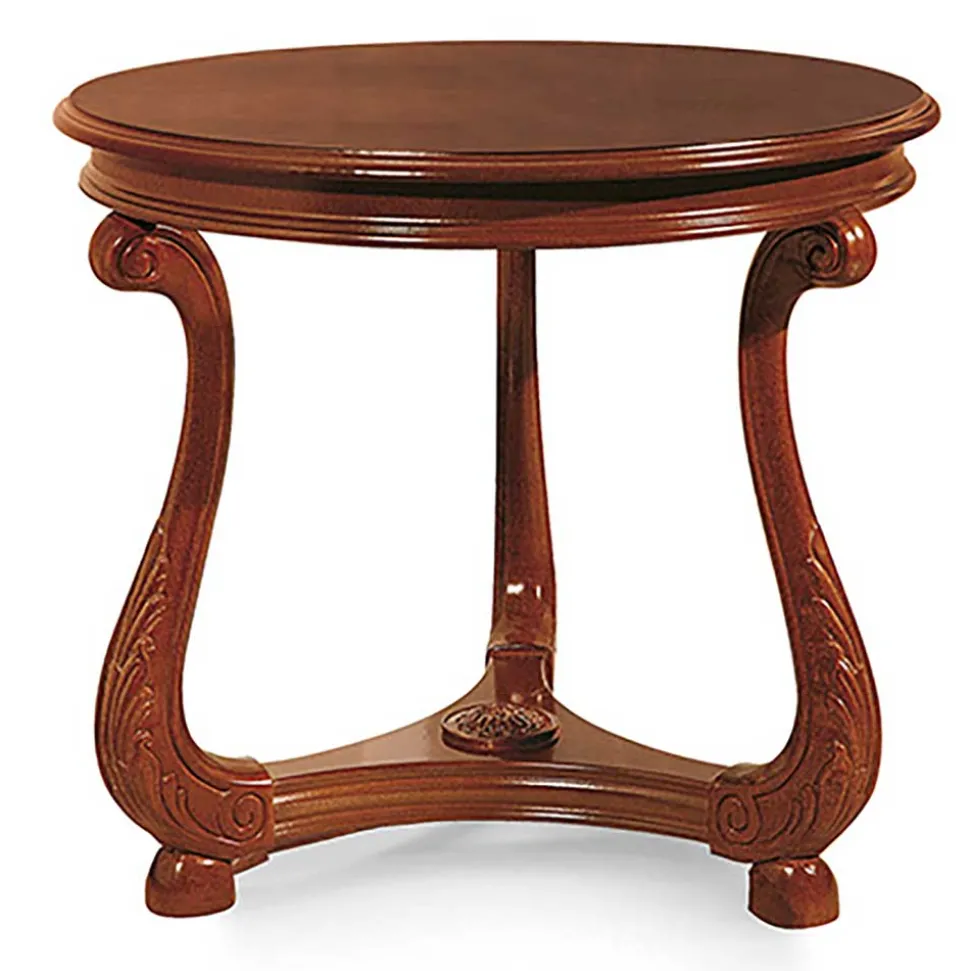 Italienischer Design Beistelltisch in Nussbaumfarben - Vibon