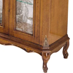 Italienischer Vitrinenschrank 107x100x46 cm - Carlenna II