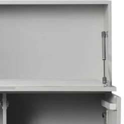 Japandi Barschrank in Hellgrau - Looning