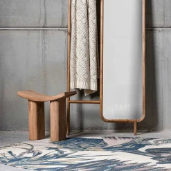 Japandi Teppich mit floralem Motiv - Zita