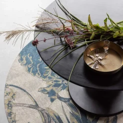Japandi Teppich mit floralem Motiv - Zita