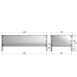 Jugendbett Phinia in Grün