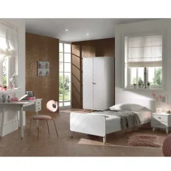 Jugendmöbel in Weiß - Zimventa (vierteilig)