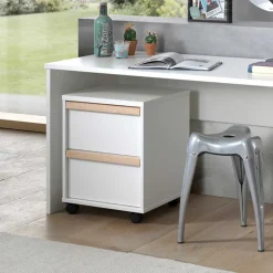 Jugendzimmer Ausstattung in Weiß - Eldrus (fünfteilig)