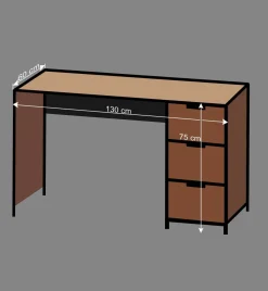 Jugendzimmer Einrichtung Krefos aus Kiefer teilmassiv (zweiteilig)