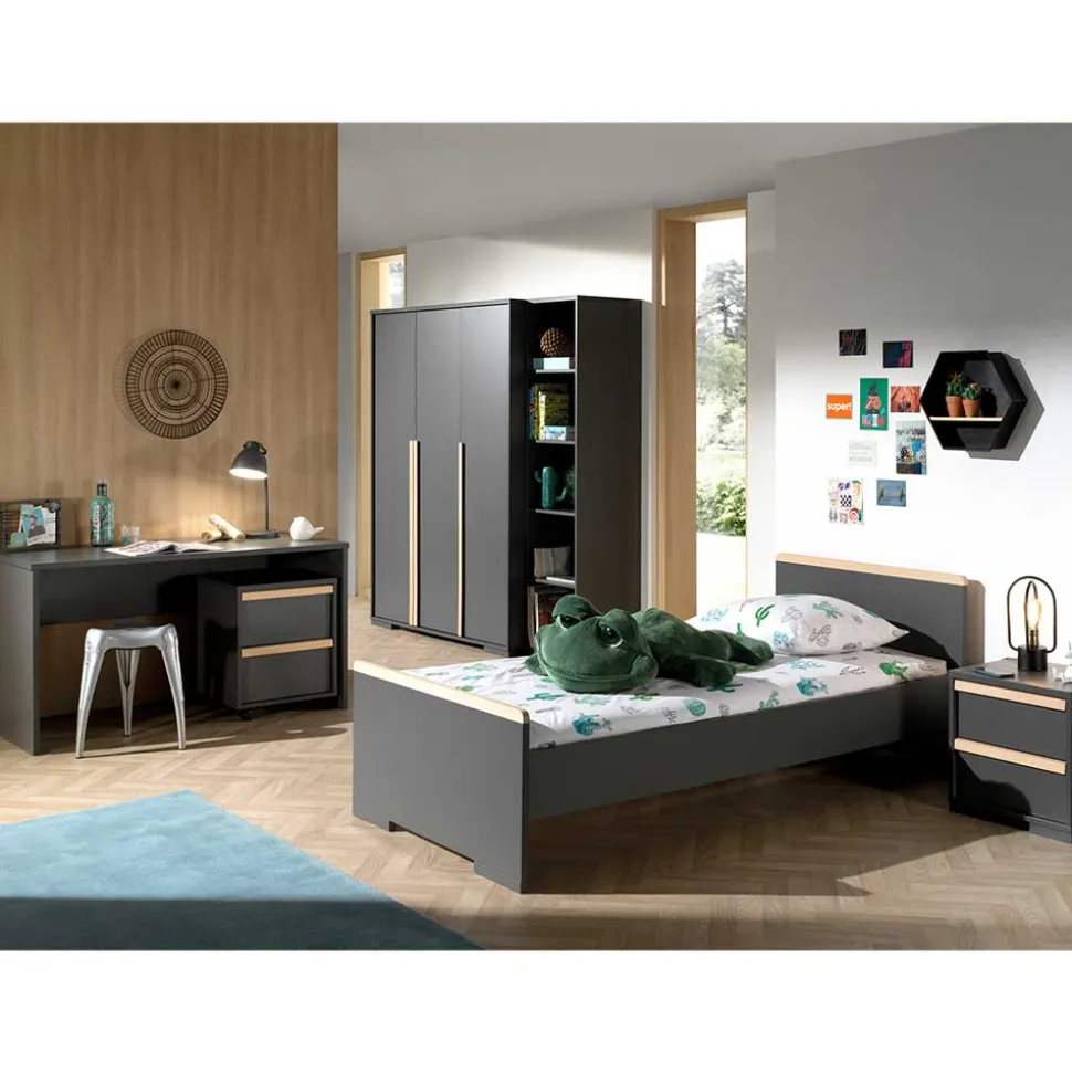 Jugendzimmer komplett Möbelset - Navlius (sechsteilig)