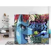 Jugendzimmer Paravent mit Graffiti Motiv - Abacho
