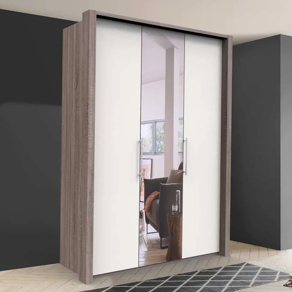 Jugendzimmer Schlafzimmerschrank mit Spiegel - Tivierto