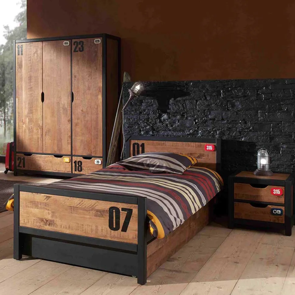 Jugendzimmermöbel Komplettset - Krefos (dreiteilig)