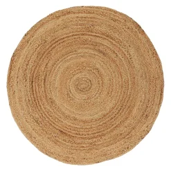 Jute Teppich in Rund - Uliano