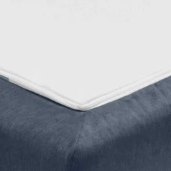 Kaltschaum Schlafsofa in Dunkelblau - Casparo