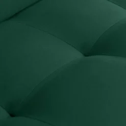 Kantiger Polstersessel in Grün Velvet - Distroit