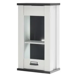 Küche Oberschrank in Weiß & Anthrazit - Eture