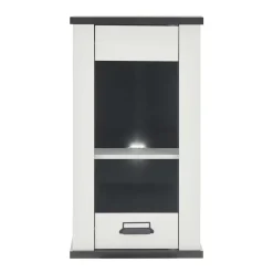 Küche Oberschrank in Weiß & Anthrazit - Eture