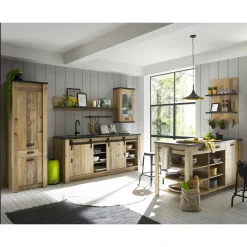 Küchenausstattung Möbel-Set mit Insel - Garisa (sechsteilig)