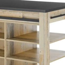 Küchenausstattung Möbel-Set mit Insel - Garisa (sechsteilig)