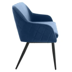 Küchenbank in Blau mit Schwarz - Zarcon