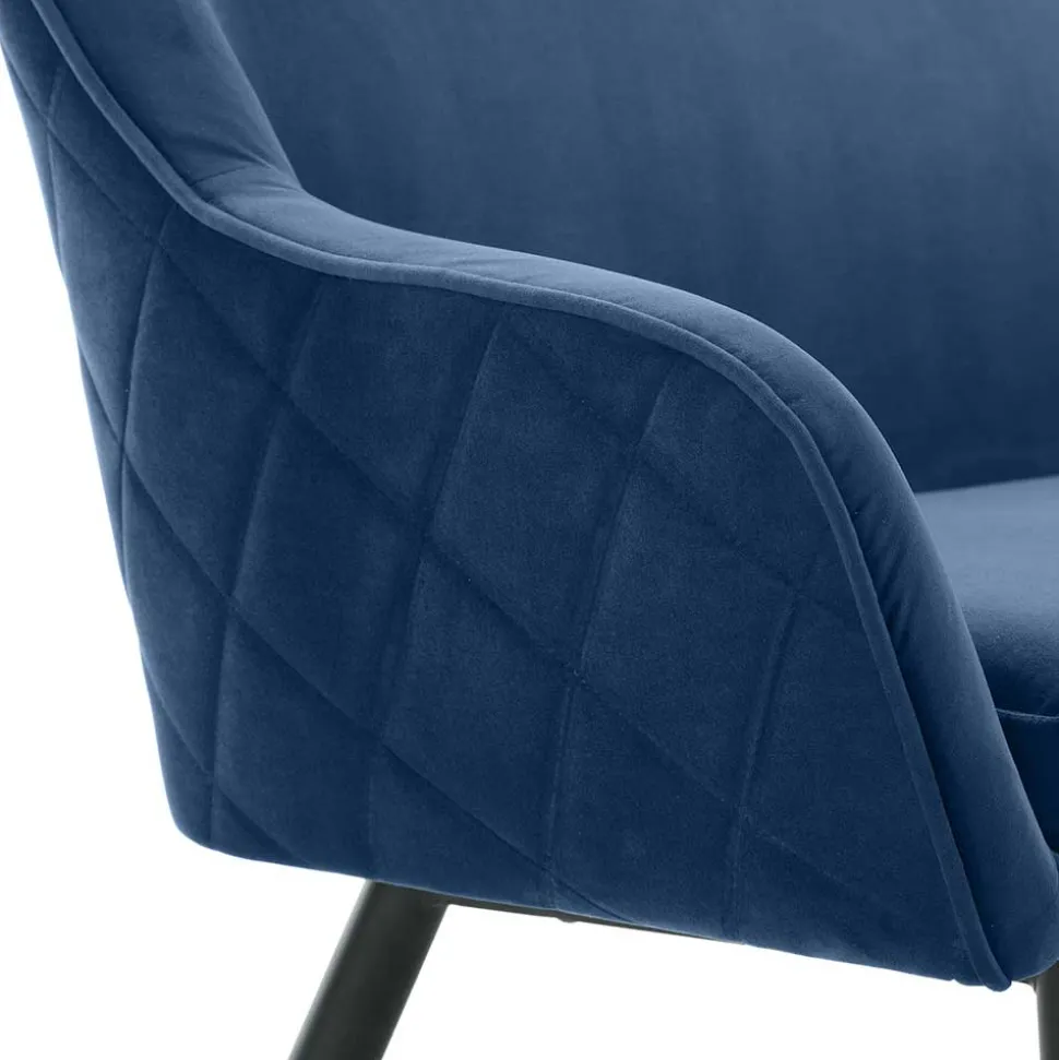 Küchenbank in Blau mit Schwarz - Zarcon