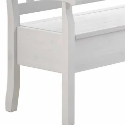 Kücheneckbank Onesti in Weiß Kiefer massiv