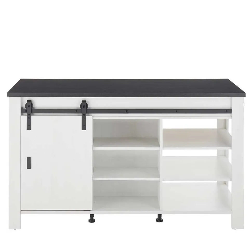 Kücheneinrichtung mit Insel - Eture (siebenteilig)