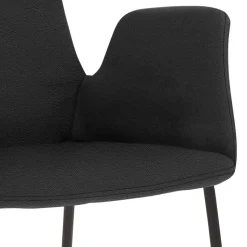 Küchenhocker mit Lehne & Armlehnen - Solino