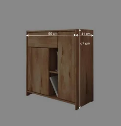 Küchenkommode Salomonia aus Kernbuche Massivholz