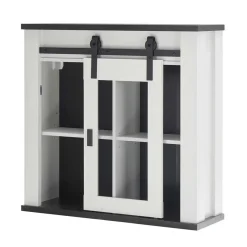 Küchenmöbel Kombination in Weiß Grau - Eture (dreiteilig)