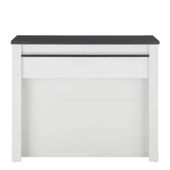 Küchenmöbel mit Theke in Weiß & Grau - Eture (sechsteilig)