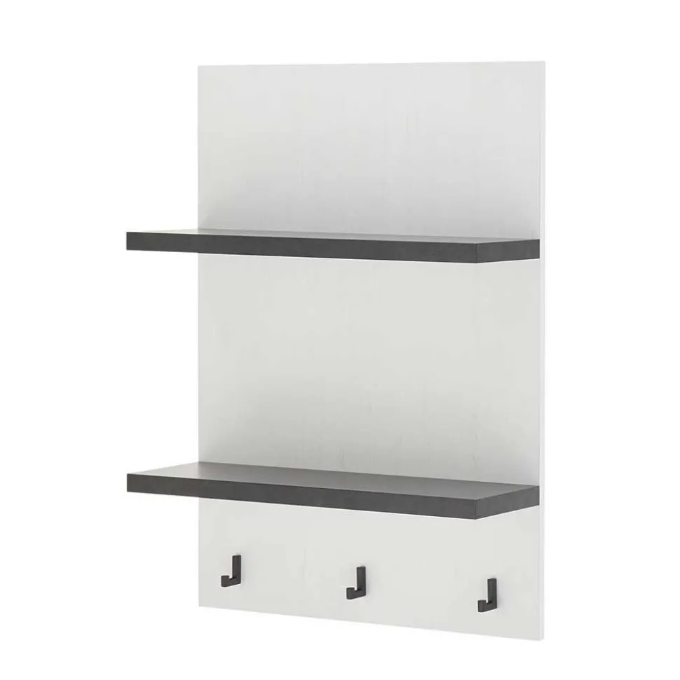 Küchenmöbel mit Theke in Weiß & Grau - Eture (sechsteilig)