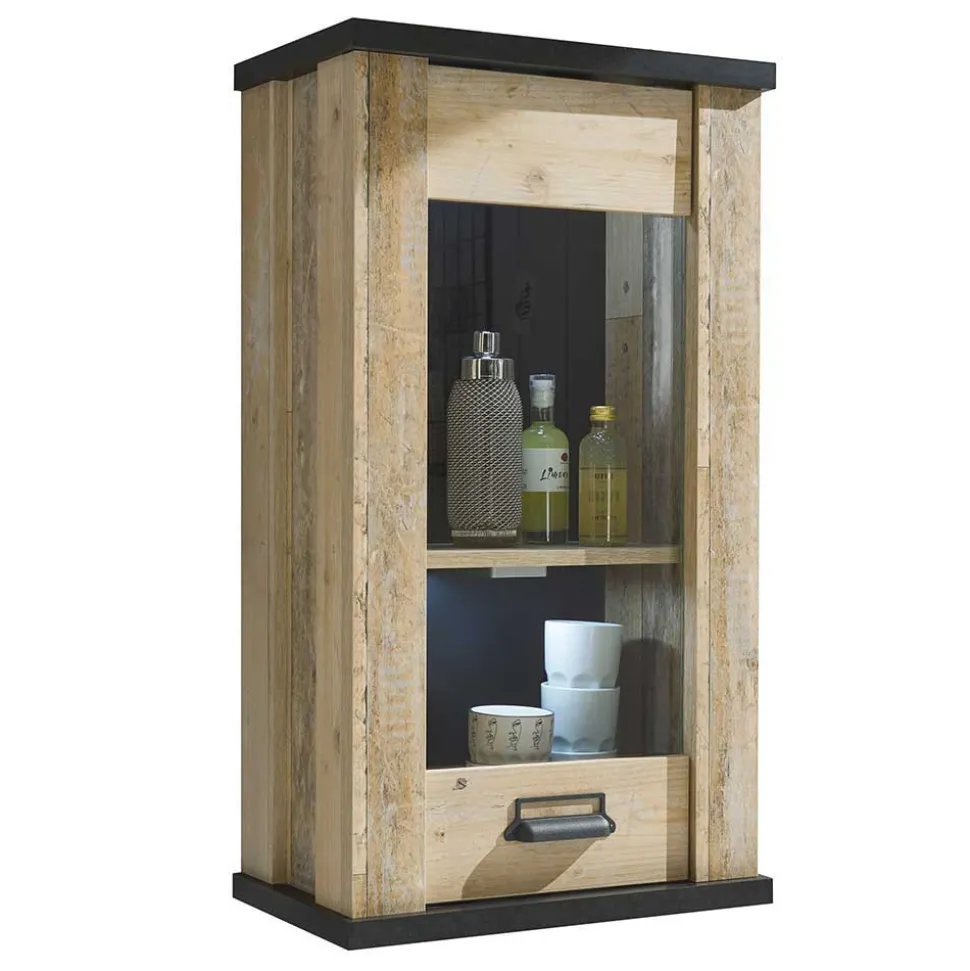 Küchenschränke & Regal in Altholz Optik - Garisa (vierteilig)