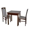 Küchentisch & zwei Stühle als Set - Infernya (dreiteilig)