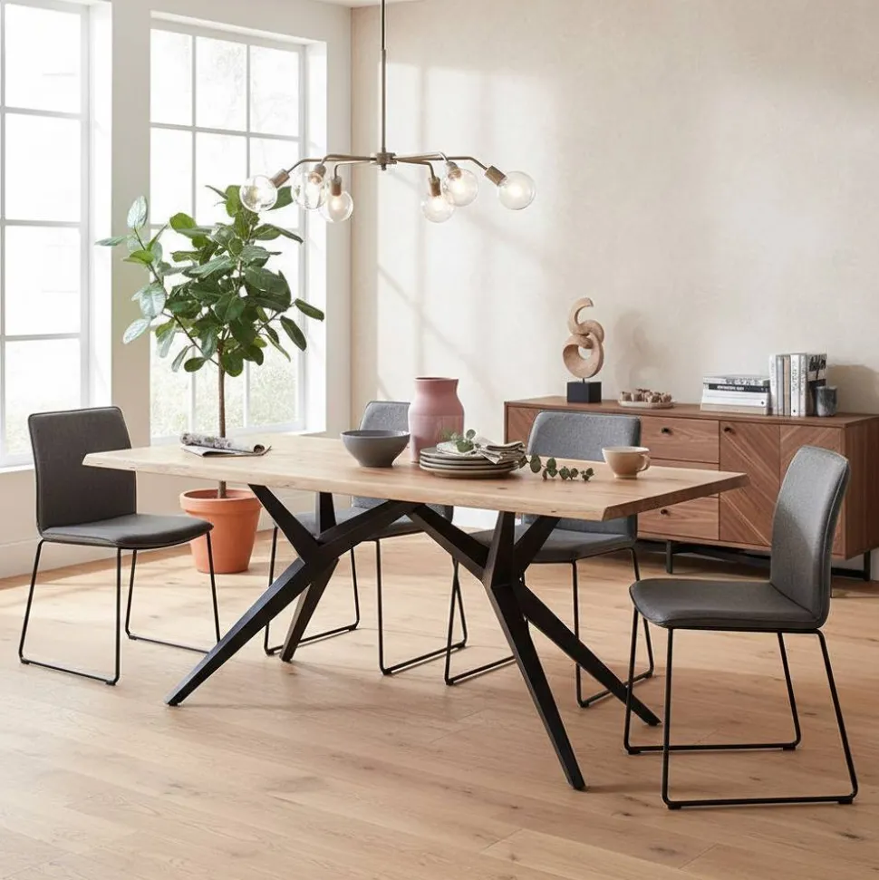 Küchentisch aus Akazie & Eisen - Viorica