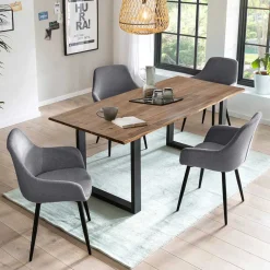 Küchentisch und Stühle Set - Selka (fünfteilig)