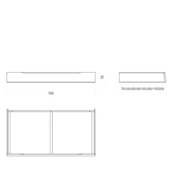 Kernbuche Doppelbett mit Polsterkopfteil - Norklin