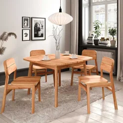 Kernbuche Esszimmertisch mit 90 cm Tiefe - Lana