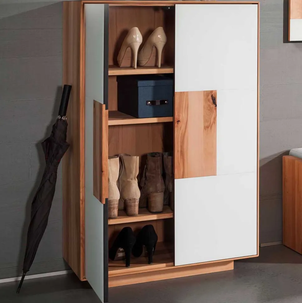 Kernbuche Garderobenmöbel Kombi - Mandrey (fünfteilig)