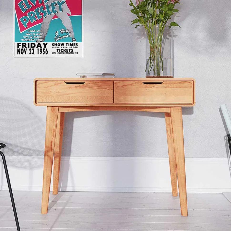 Kernbuche Konsolentisch in 90 cm Länge - Junola