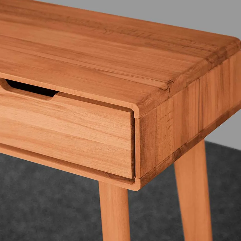 Kernbuche Konsolentisch in 90 cm Länge - Junola